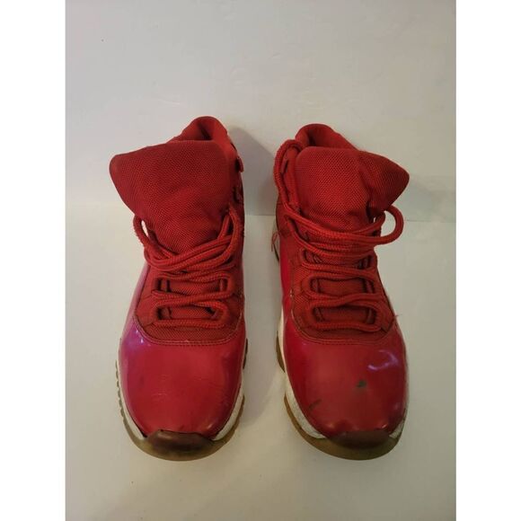 Nike Air Jordan Men's Red Retro 11 Win Like 96 lace Up Athletic Shoes Size 12 - Picture 1 of 6